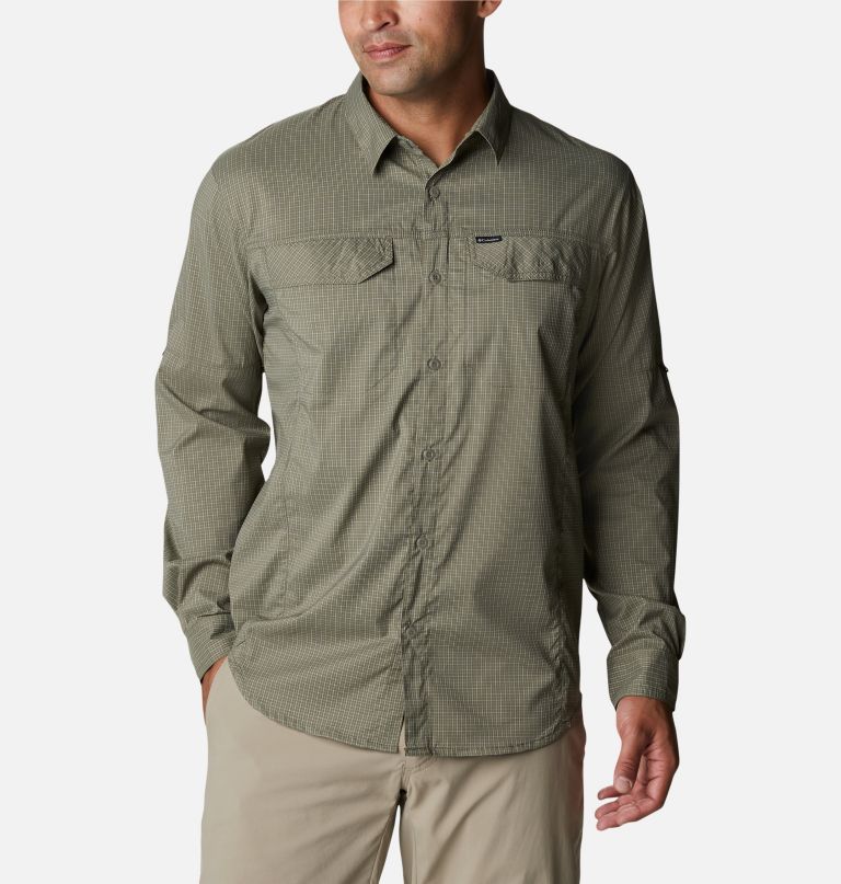Columbia Men' Silve Ridg Lit Plaid Lon Sleev Shirt