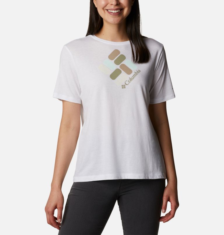 Columbia Women' Bluebir Day Relaxe Cre Nec Shirt