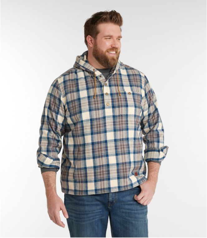 Men's Scotch Plaid Flannel Shirt, Anorak, Traditional Fit
