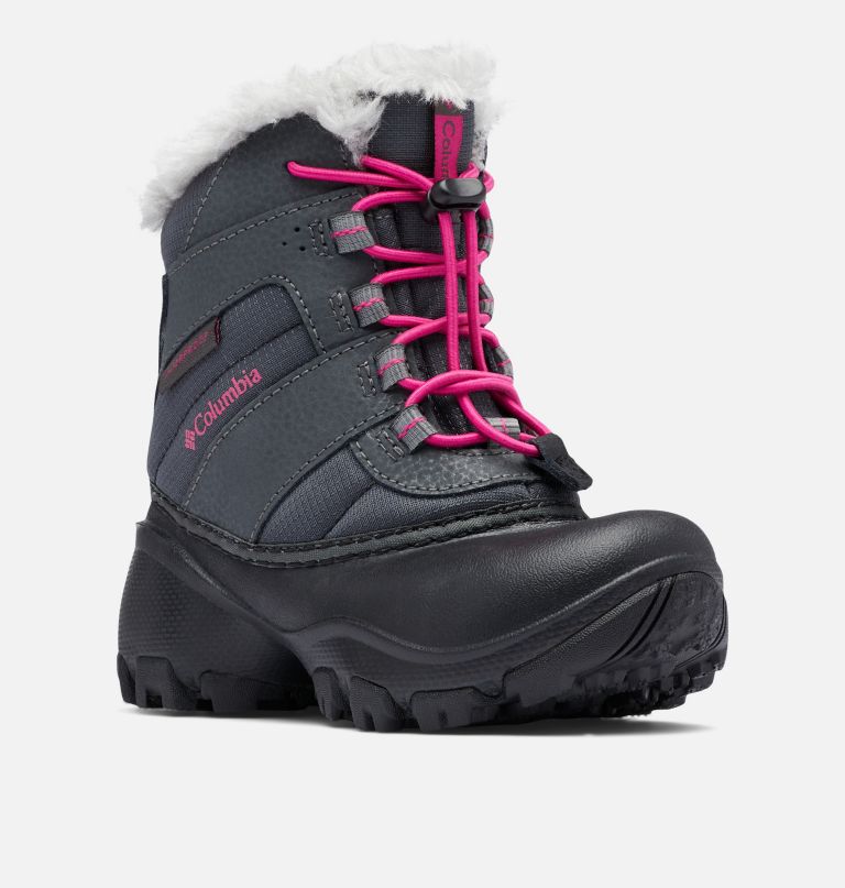 Columbia Bi Kids Rop Tow Waterproo Faux-Fu Tri Boot