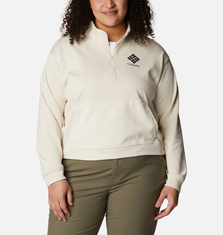 Columbia Women' Columbia Trek Frenc Terr Hal Zi Sweatshir  Plu Size