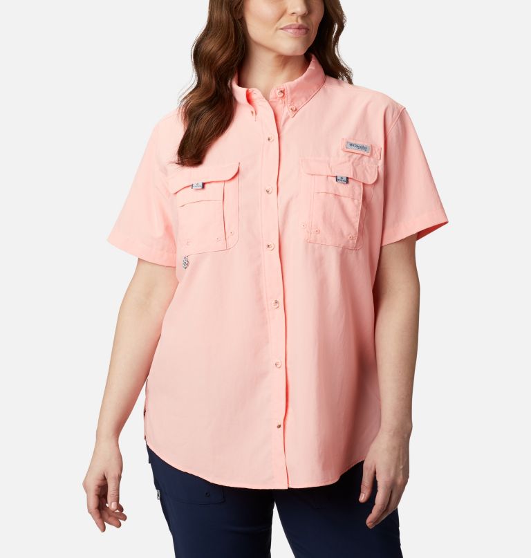 Columbia Women' PF Bahama Shor Sleev  Plu Size