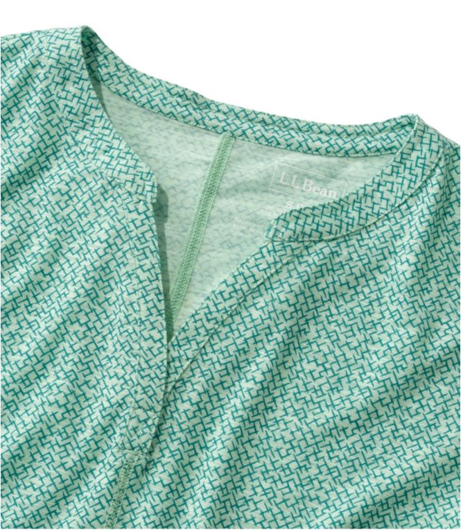Women's Streamside Tee, Short-Sleeve Splitneck Print