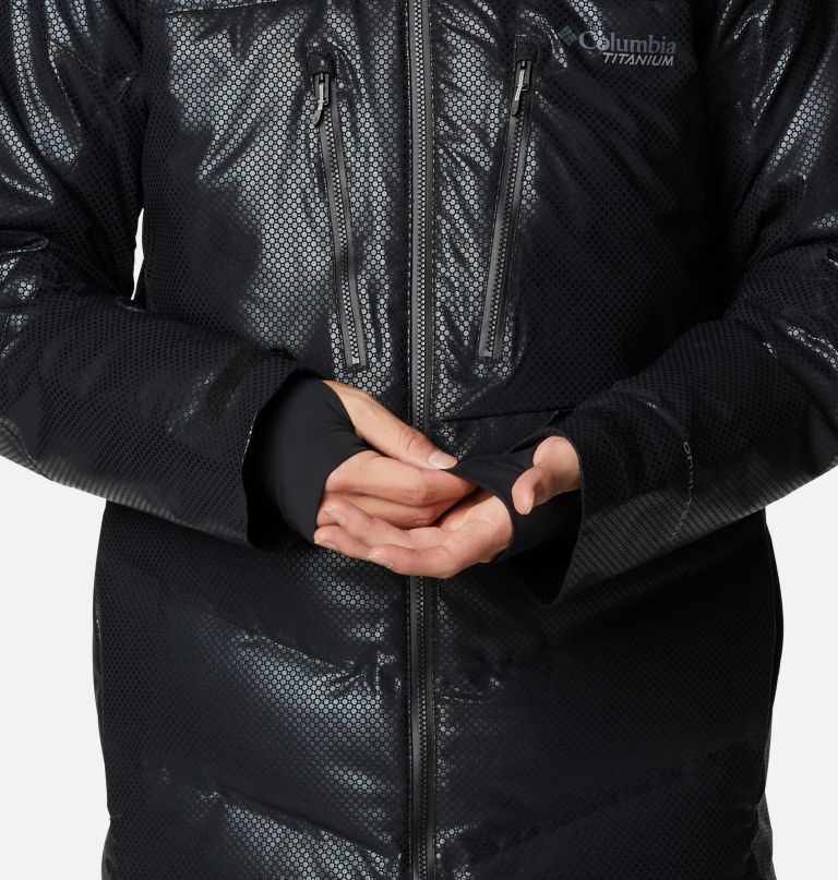 Columbia Men' Powde Keg Blac Dot Dow Jacket