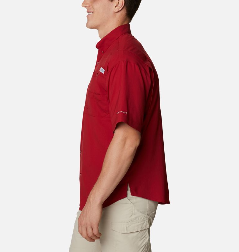Columbia Men' Collegiat PF Tamiami Shor Sleev Shir  Alabama