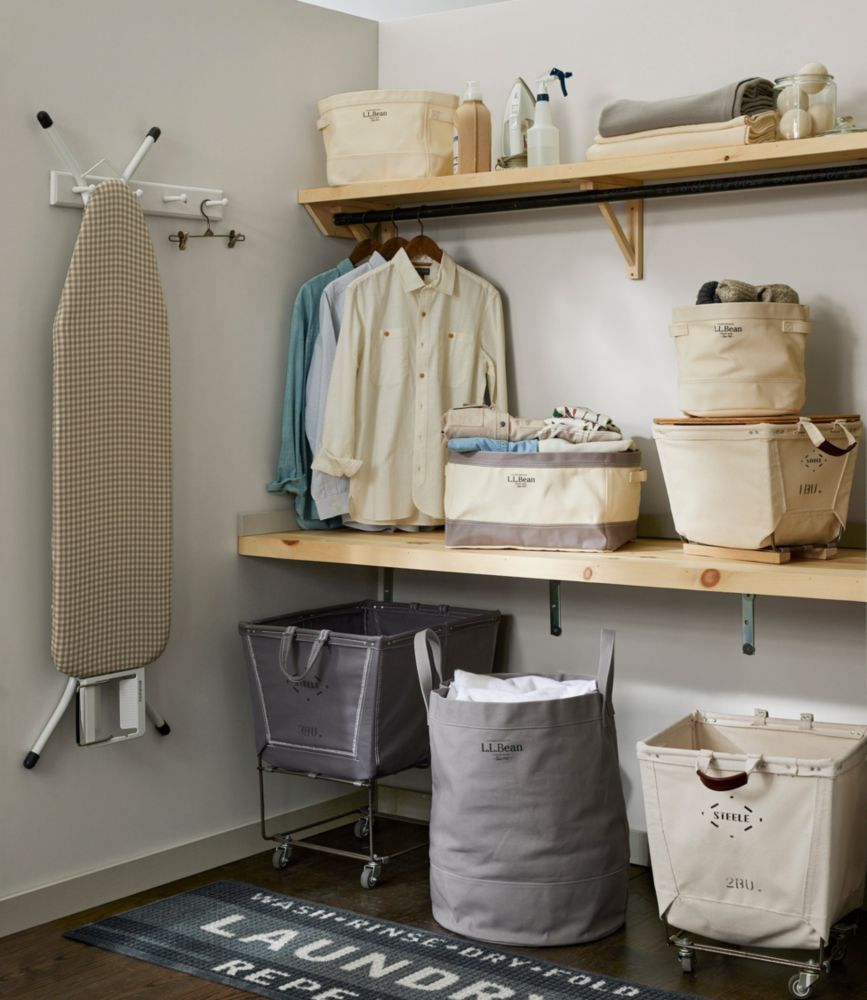 Canvas Storage Cubby Tote