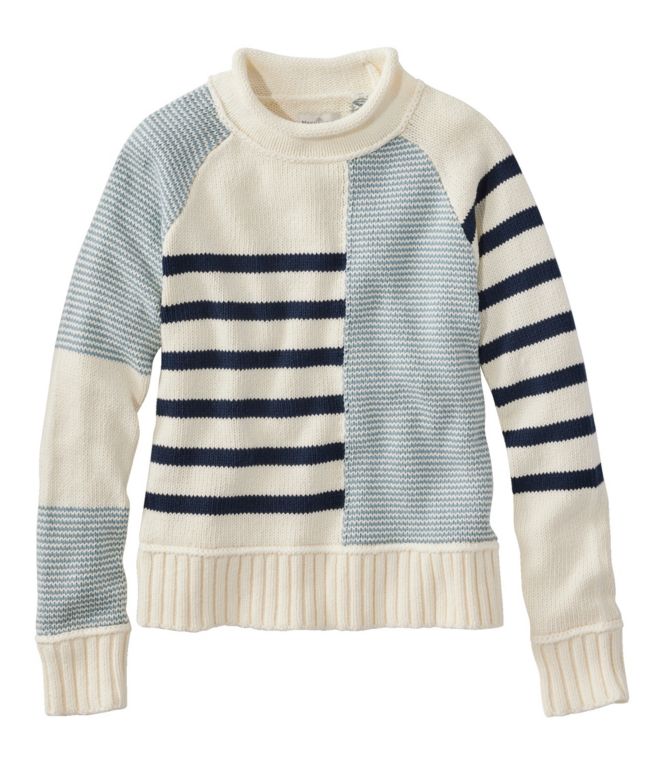 Women's Signature Original Cotton Sweater, Rollneck Novelty