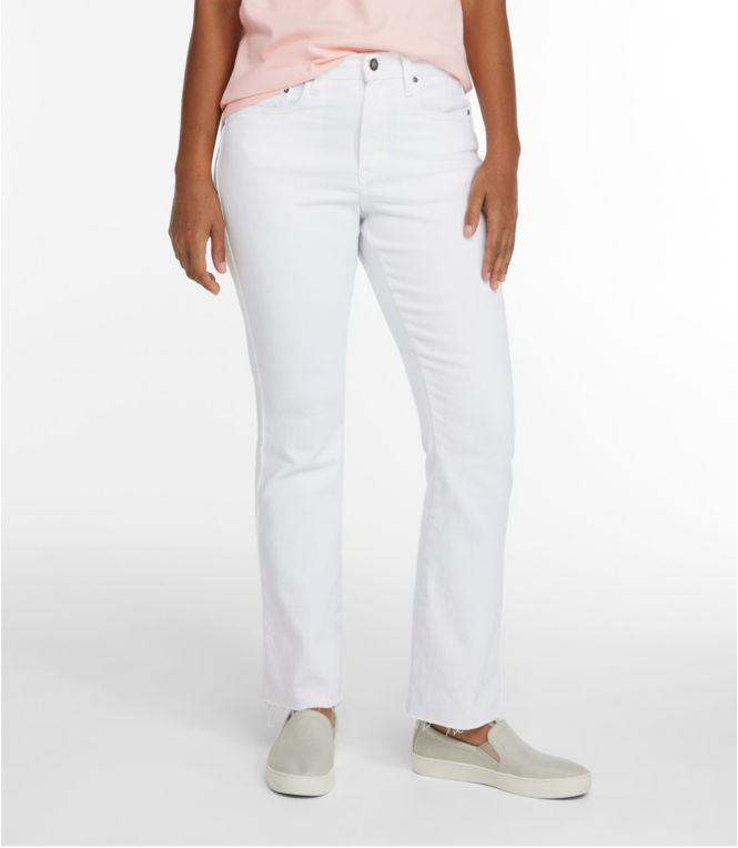 Women's L.L.Bean Everyday Stretch Jeans, High-Rise Mini Bootcut Ankle