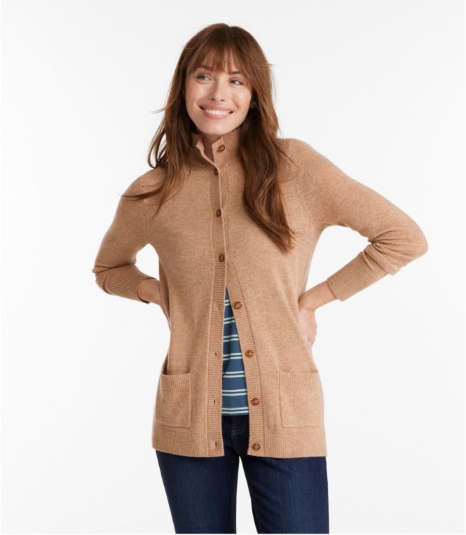 Women's Classic Cashmere Button-Front Cardigan