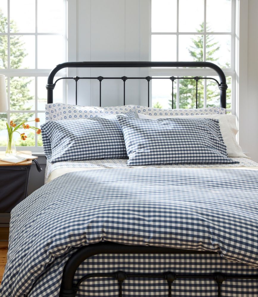 Sunwashed Percale Sheet Collection, Print