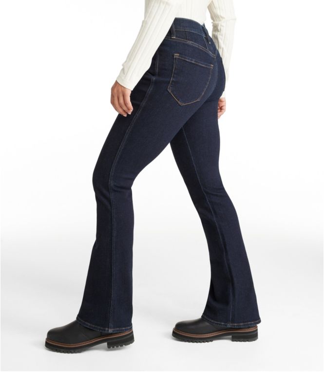Women's Signature Stretch Jeans, High-Rise Flare