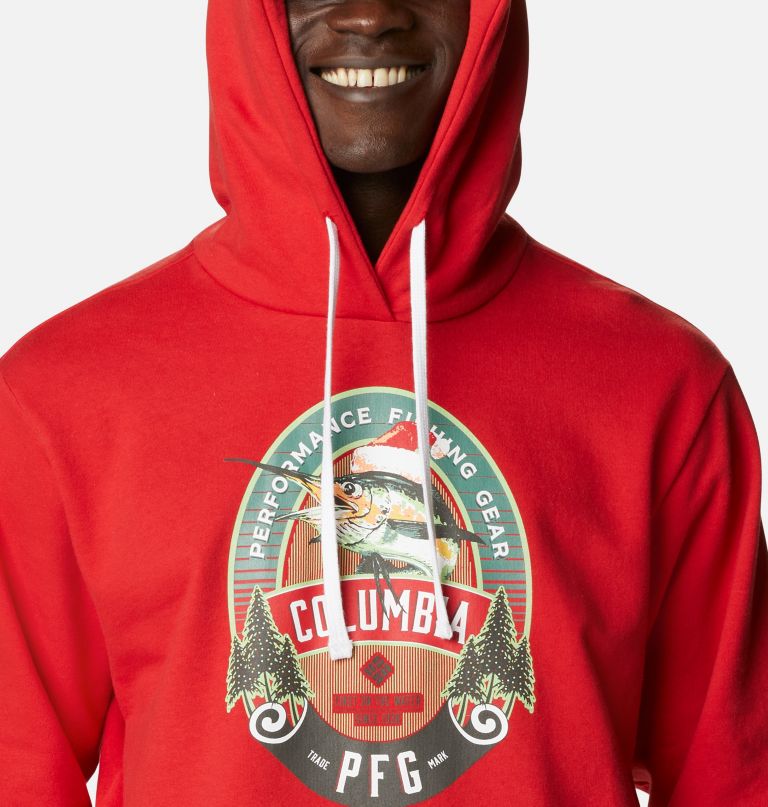 Columbia Men' PFG Vintag Sig Hoodie