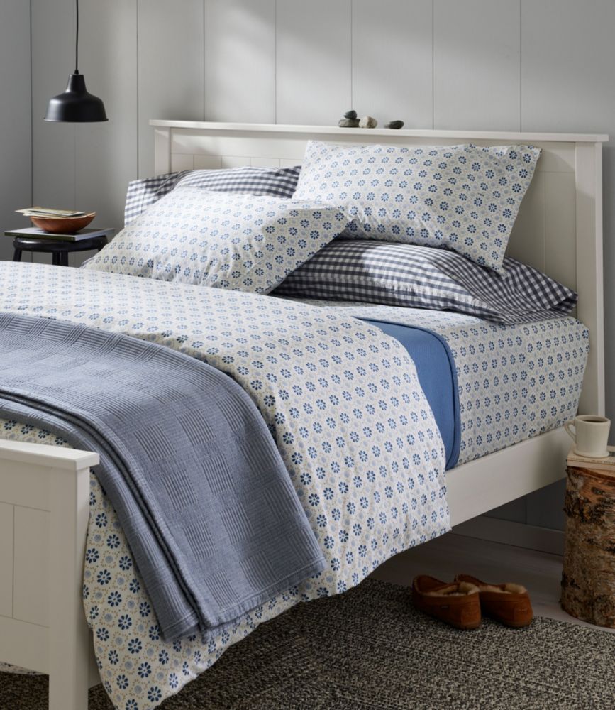 Sunwashed Percale Sheet Collection, Print