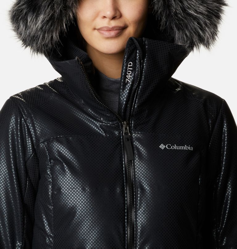 Columbia Women' Barret Spur I Blac Dot Dow Parka