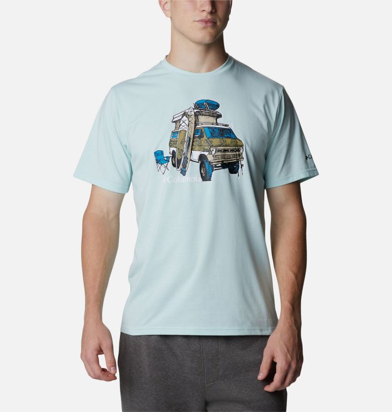 Columbia Men' Su Tre Shor Sleev Graphi T-Shir  Tall