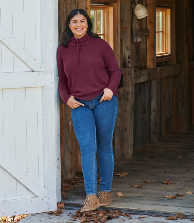 Women's Classic Cashmere Sweater, Funnelneck