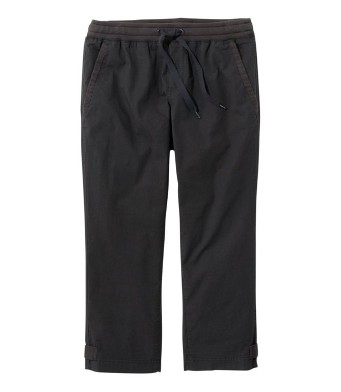 Women's Stretch Ripstop Pull-On Capri Pants, Slim-Leg