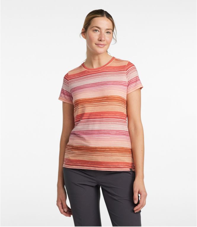 Women's Everyday SunSmart? Tee, Short-Sleeve Stripe