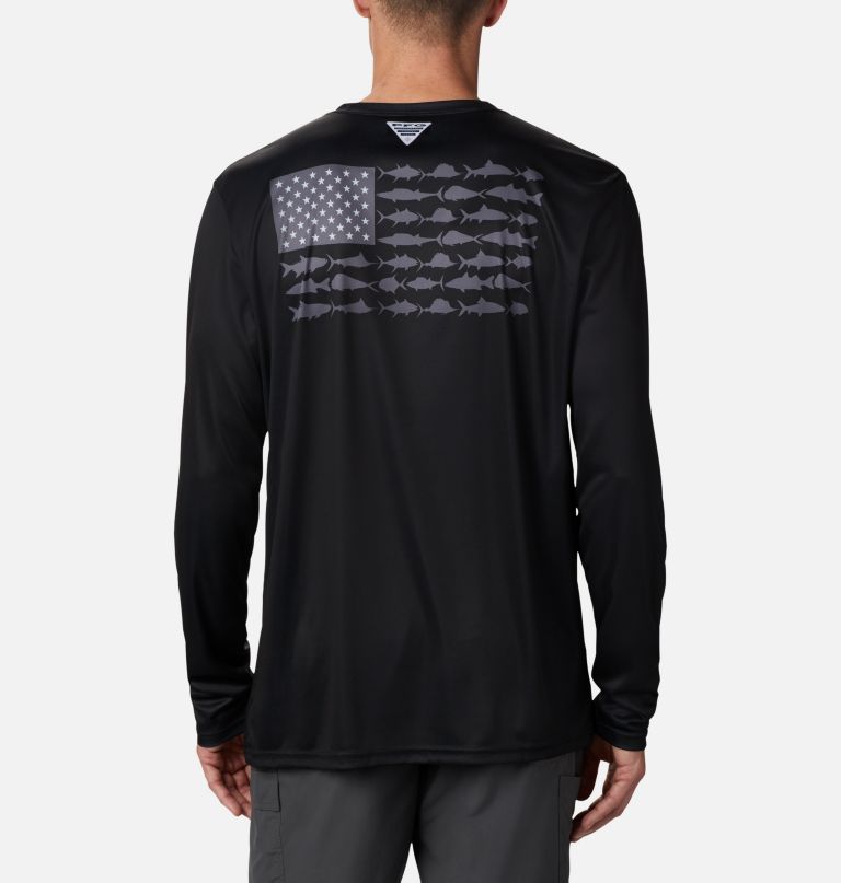 Columbia Men' Termina Tackl PF Fis Flag Lon Sleev Shirt