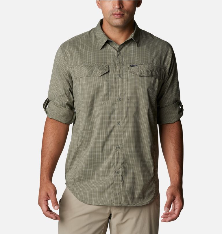 Columbia Men' Silve Ridg Lit Plaid Lon Sleev Shirt