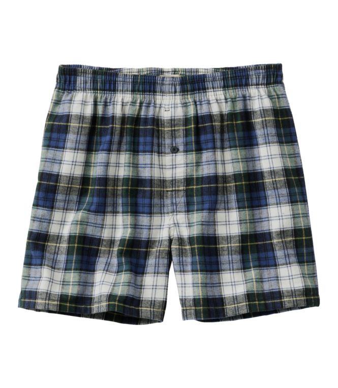 Men's Scotch Plaid Flannel Boxers