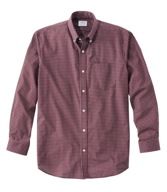 Men's Wrinkle-Free Kennebunk Sport Shirt, Traditional Fit Check