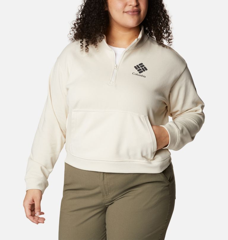 Columbia Women' Columbia Trek Frenc Terr Hal Zi Sweatshir  Plu Size
