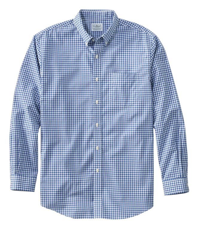 Men's Wrinkle-Free Kennebunk Sport Shirt, Traditional Fit Check
