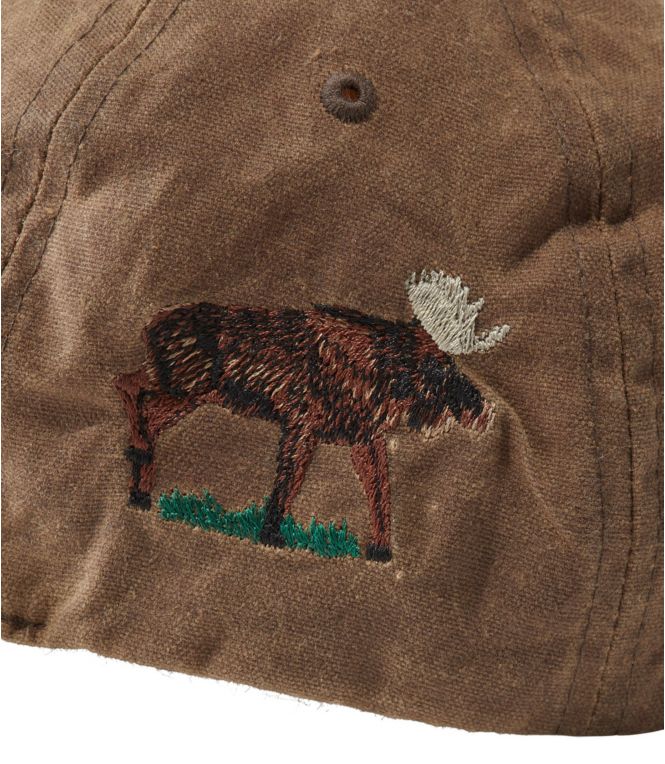 Adults' MIF&W Waxcloth Hat, Moose
