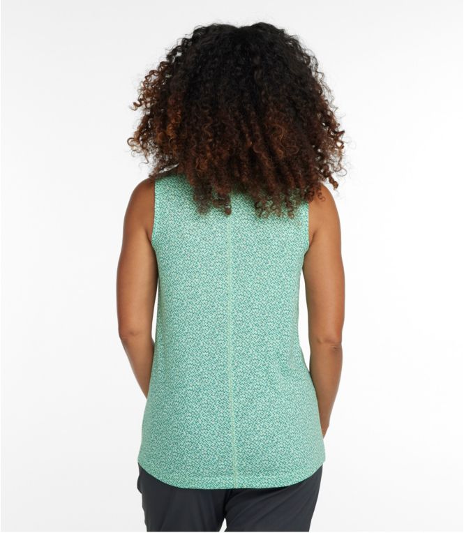 Women's Streamside Tank, Splitneck Print