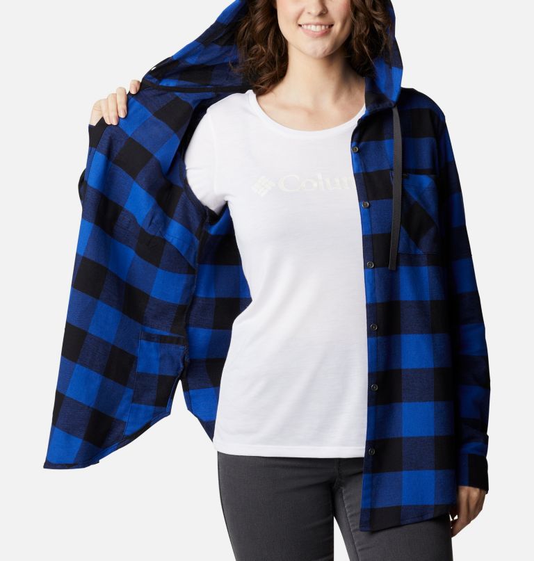 Columbia Women' Anytime Stretc Hoode Lon Sleev Shirt