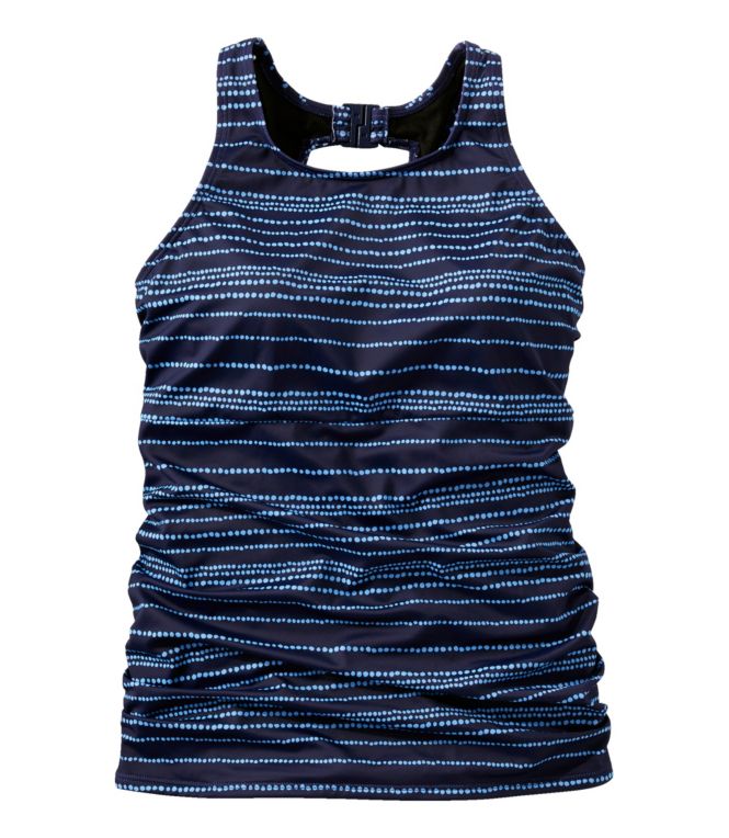 Women's BeanSport Swimwear, High-Neck Tankini Print
