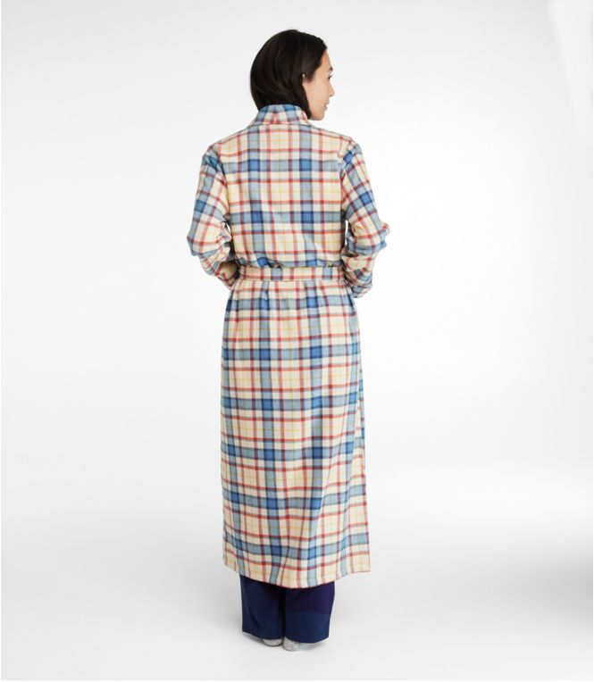 Women's Scotch Plaid Flannel Robe