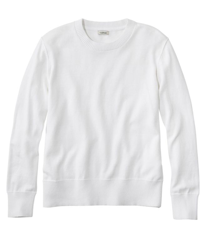 Women's Cotton/Cashmere Sweater, Crewneck