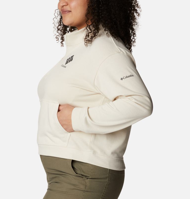 Columbia Women' Columbia Trek Frenc Terr Hal Zi Sweatshir  Plu Size