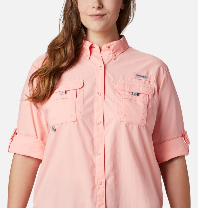 Columbia Women' PF Bahama Lon Sleev  Plu Size