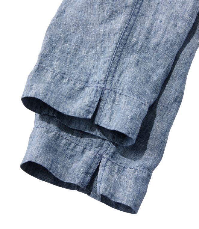 Women's Premium Linen Breezy Pull-On Ankle Pants, Mid-Rise Tapered-Leg