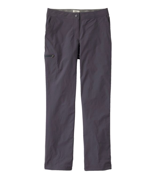 Women's Water-Repellent Comfort Trail Pants, Mid-Rise Straight-Leg