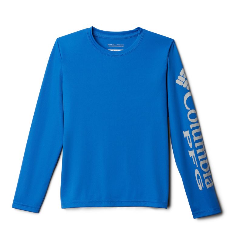 Columbia Kids PF Termina Tackle Lon Sleev Tee