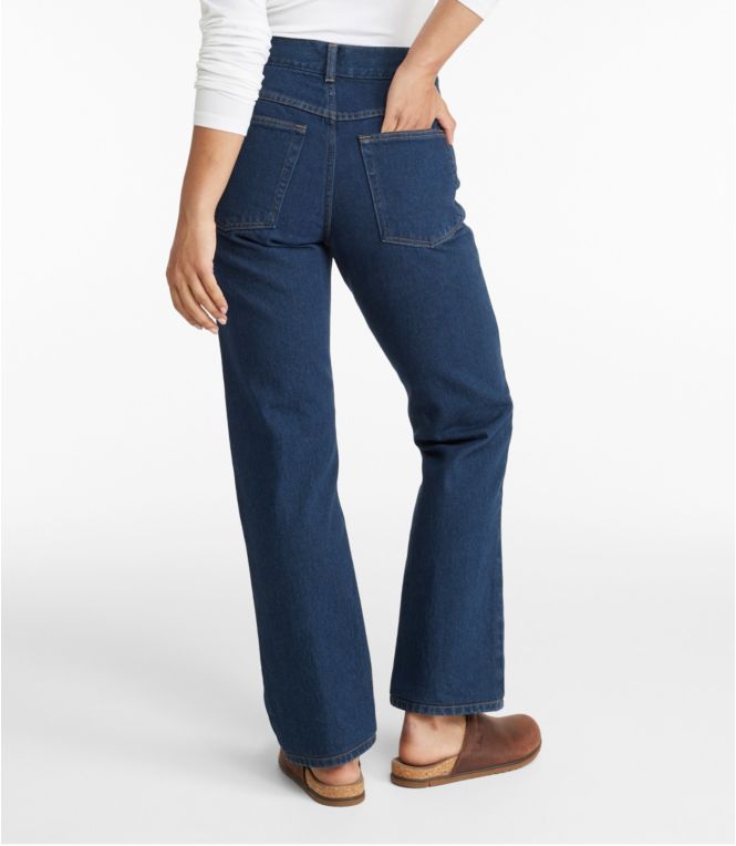 Women's Double L? Jeans, Ultra High-Rise Straight-Leg