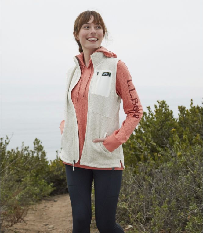 Women's L.L.Bean Sweater Fleece Long Vest