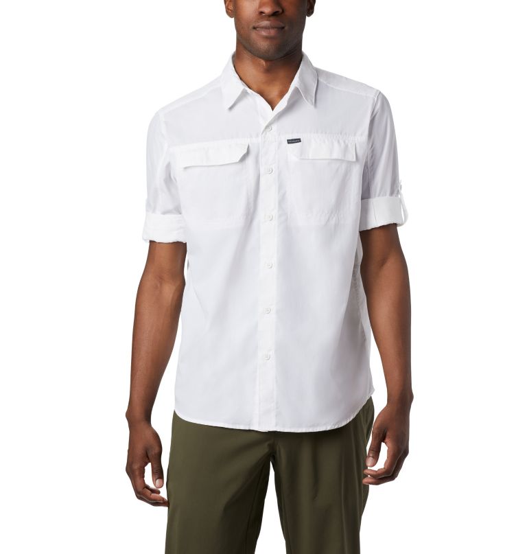Columbia Men' Silve Ridge 2. Lon Sleev Shir  Tall