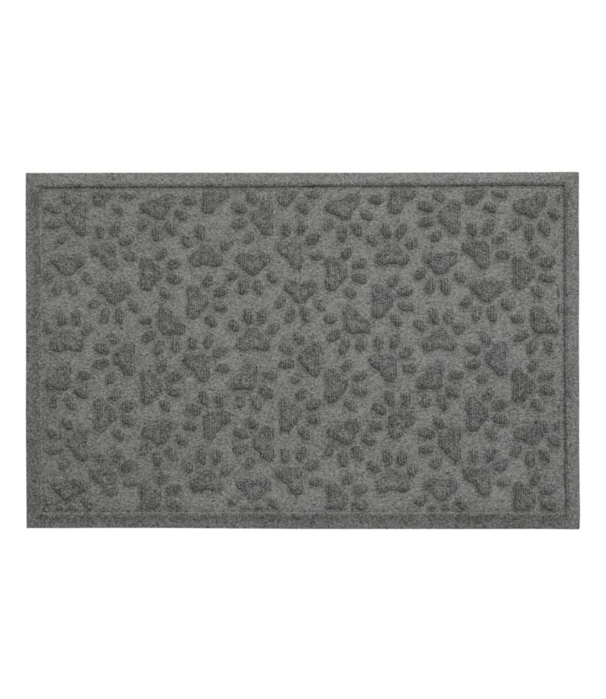 Recycled Waterhog Dog Mat, Scattered Paws