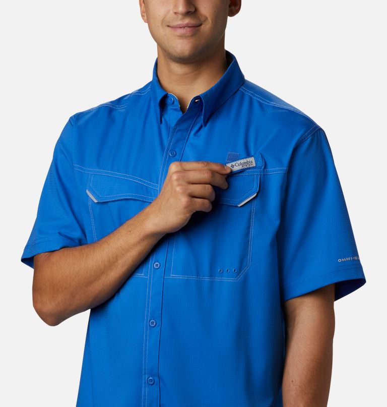 Columbia Men' PF Lo Dra Offshore Shor Sleev Shirt
