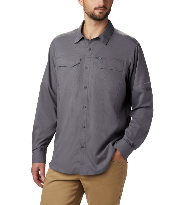 Columbia Men' Silve Ridg Lite Lon Sleev Shir  Tall