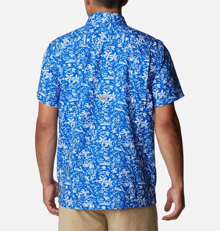 Columbia Men' PF Supe Slac Tide Cam Shir  Tall