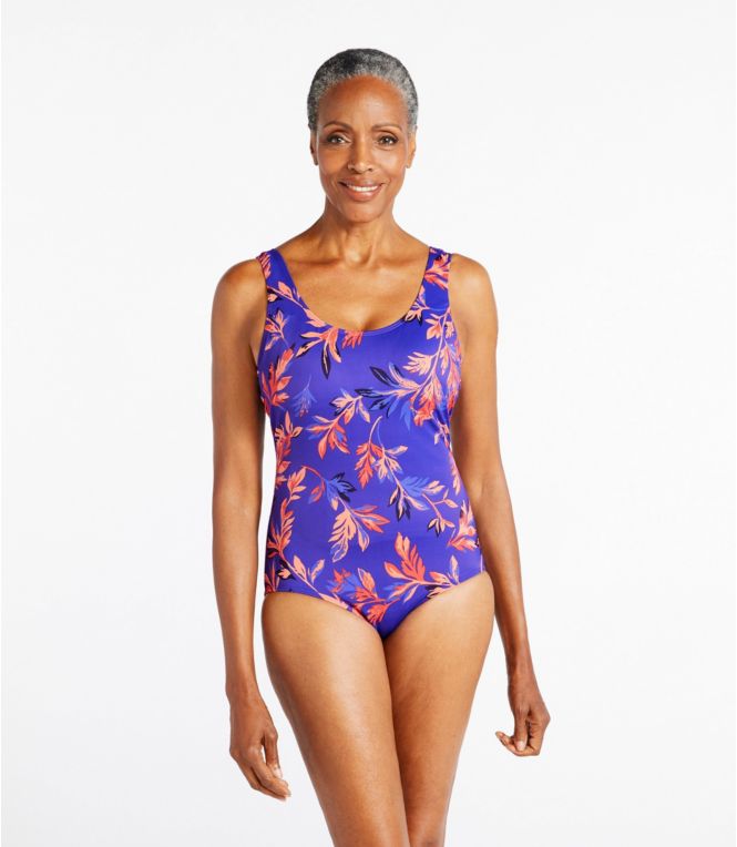 Women's BeanSport Swimwear, Scoopneck Tanksuit, Print