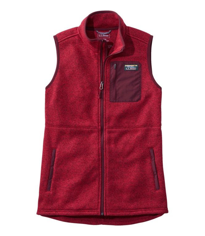 Women's L.L.Bean Sweater Fleece Long Vest