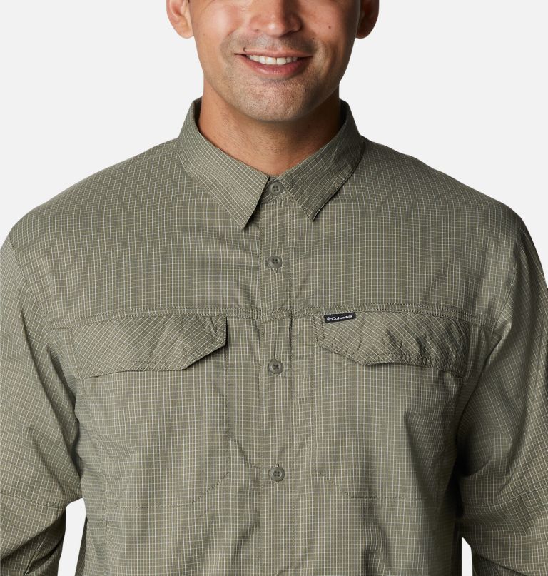 Columbia Men' Silve Ridg Lit Plaid Lon Sleev Shirt