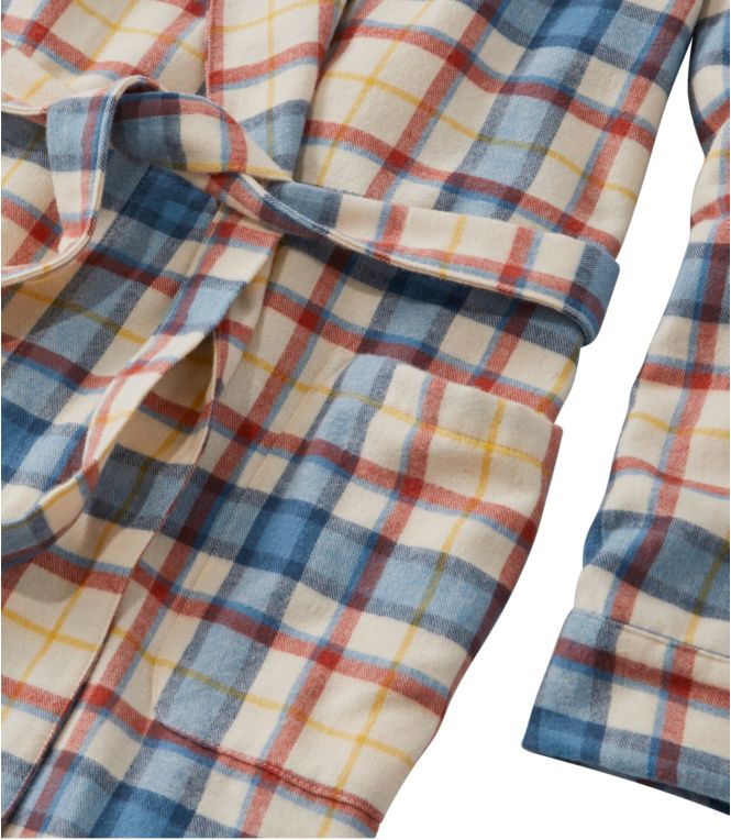 Women's Scotch Plaid Flannel Robe